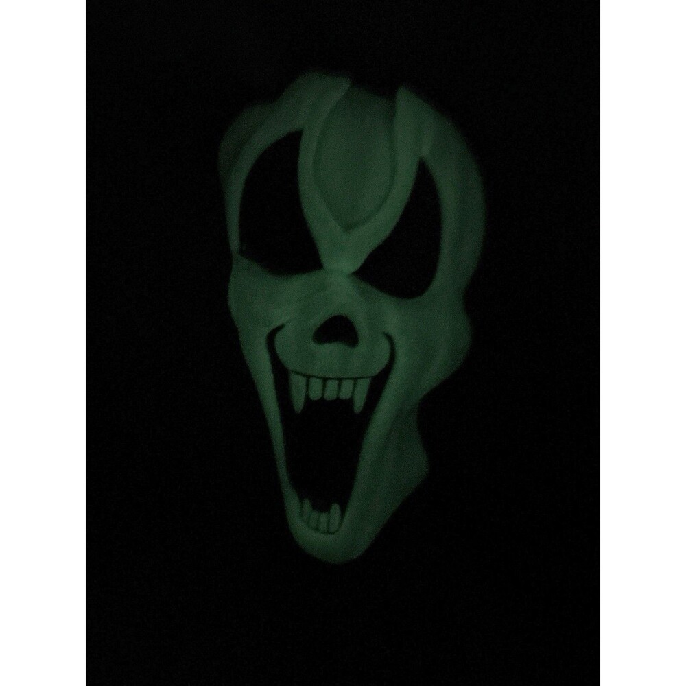 Ghost Faced Mask Easter Unlimited Funworld Scream Rubber Glow-Dark #9206